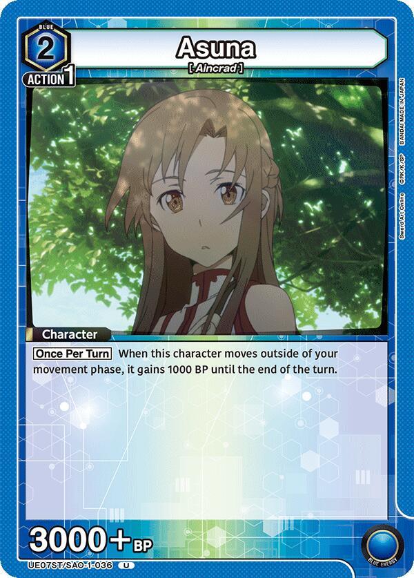 Asuna (036) ✿ UE07ST: Sword Art Online Starter Deck (UE07ST)